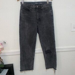 Old navy Black Distressed Jeans Extra high rise  size 10 women